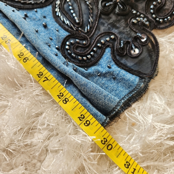 SASSY THAI embellished bootcut stretchy jeans, Size 4 - Picture 10 of 11